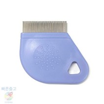 브리더 강아지 얼굴 전용 눈꼽빗 보라 M 브러쉬빗 비숑빗 말티푸빗 개털빗 개빗