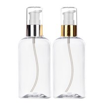 금속에센스용기 20ml 30ml 50ml 60ml 75ml 80ml 100ml 펌핑용기, 투명 골드캡