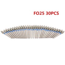 30pcs Dia.1.6mm 치과 다이아몬드 Burs 훈련 고속 핸드 피스 연마 화이트닝 도구 치아 미백을위한, FO25 30PCS