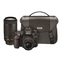 니콘 D7500 DX-포맷 디지털 SLR 바디, Black_D7500 Dual Zoom Lens kit
