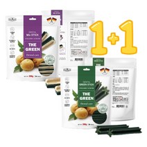 [더그린] 덴탈 강아지껌스틱 36p [1+1행사], 그린스틱36p+믹스스틱36p