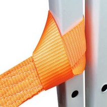 라운드 슬링벨트 25mm 화물차 산업용 실링바 주황 차량용 슬링바