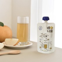[배다움] 배즙 100% 국내산 햇배 착즙!, 100ml x 20포 (선물포장), 100ml