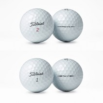 타이틀 리스트 PRO V1 PRO V1X 혼합 화이트 A-급 50알, 단품