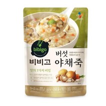 CJ 비비고 버섯야채죽 450g, 5개