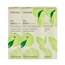페이퍼백 약손매실효소 프리미엄 올인원효소, 60g, 3개