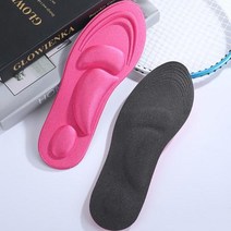 기능성 깔창 메모리 폼 정형 신발 여성 남성 플랫 피트 아치 지원 마사지 족저근막염 스포츠 패드 발바닥 근막염 엑스솔에어플로우인솔 기능성깔창문선영 기능성깔창아치 기능성깔창 신발깔창, Rose red+Small 사이즈35-39