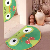 착시효과 장식용 미니 반원 러그 현관 출입구 발매트