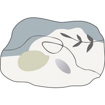 비정형 러그 대형 카페트 사계절 단모 거실