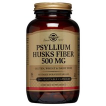 솔가 차전자피 파이버 500mg 베지터블 캡슐 글루텐 프리 무설탕, 200개입, 1개