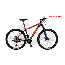 [사바코리아] SAVA 사바 300 27단 27.5/29인치 MTB 자전거 2021, Black/Red, 29x19