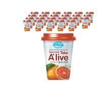 덴마크 테이크 얼라이브 블러드오렌지 멸균 주스 250ml 24개