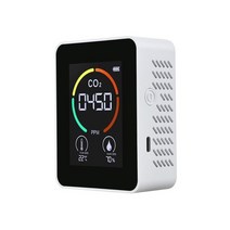 실내 공기질 측정기 농도 휴대용 산소 습도 공기 이산화탄소 미세먼지 co2 sensor co2 meter 디지털 감지기 지능형 품질 분석기 가정용 대기 오염 가스 분석기 187, 협력사, 유형 1
