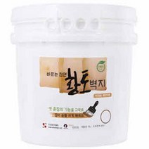 옛 흙집을 그대로 바르는 천연 세마믹 황토 벽지 10kg 한옥 벽지, 황토색