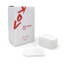 [알오브이] ROV 실키 코튼 퍼프 화장솜 80P (2중시트 화장솜), 단품