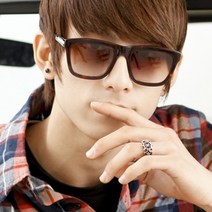 53DF-06 고급 아세테이트 뿔테 남성 안경테 누진다초점 투브릿지 색안경 자외선차단 하금테.