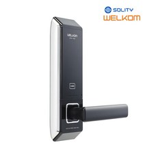 솔리티 웰콤 WTS700 무타공도어락 카드키4개 도어록 번호키, 설치의뢰B지역