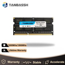 TANBASSH-노트북 메모리 램 4GB 8GB DDR3 1600MHz 1333MHz 1.35v 1.5v Sodimm, [06] 8GB 1333 1.5v, 06 8GB 1333 1.5v