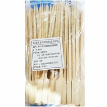 업소용 식자재 손잡이 대나무꼬지 18Cm 100입 X100