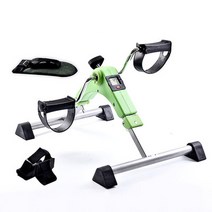 가정용 헬스 사이클 재활운동 스피닝 홈트 스텝퍼 정품 자전거 미니 홈 중년 및 청소년 회전 손 크랭킹 훈련 실내 자전거 피트니스, 녹색 슈퍼 미끄럼 방지 + 장갑 풋 커버 각
