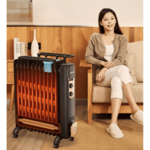 방열기 히터 라디에타 난방 난로 저전력 라디에이터 온수 가정용 캠핑 전기, 블랙 15장 | 2200W | j추천 18-24제곱