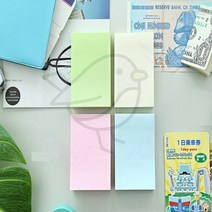 새임 재생지 스티키노트 100매 노랑 메모스티커 단어암기스티커 종이스티커