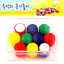 1000스포츠 공기 민속 전통 놀이 소포장낱개1개(공기10알), 단품