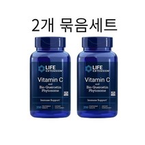 (1+1) 라이프익스텐션 비타민C 2개묶음세트 바이오 퀘르세틴 파이토솜 250정 비타민C 메가도스, 비타민C 바이오 퀘르세틴 파이토솜 250정 2개묶음세트