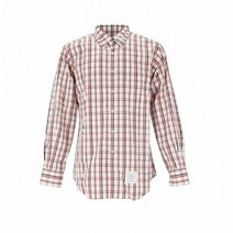 [명품]톰브라운 THOM BROWNE 22년 RWB 탭 체크 포플린 셔츠 MWL001A 07877 960 D MWL001A 0787 7960