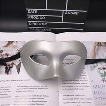 할로윈가면 할로윈의상 할로윈 가면 남자 블랙 조로구풍 마스크 이쁜 가장 무도회 멋진 쿨363280, 무광 실버
