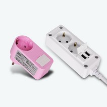 국산 감전방지 USB 2포트 안전 멀티탭 품질보증 사무실 고시원 기숙사 이사, USB 1구