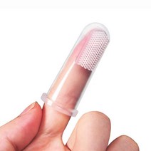 강아지 손가락칫솔 입냄새제거 치석제거 미니칫솔 2P, 강아지칫솔2P