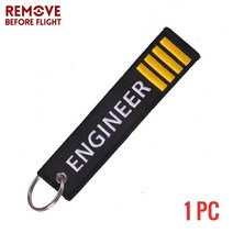 remove before flight 항공 조종사 승무원 열쇠고리, 엔지니어