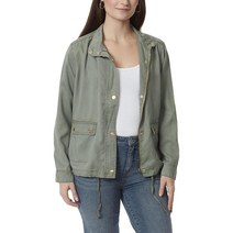 앤클라인 Anne Klein 여성용 On The Run 라이오셀 드로스트링 집업 재킷 Willow Tree 678949