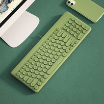 게임용 키보드 기계식 macbook pro 휴대용 ​​ 마우스 콤보 usb wire keyboard mouse set for laptop pc gamer computer kit, 녹색 키보드
