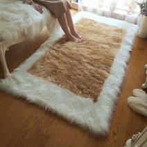 DFMEI 타원형 도톰 롱 보울 침대 카펫 창문블랑 카펫