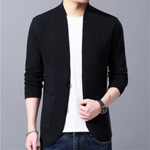 남자니트티 반집업 목폴라 앙고라 스웨터 카디건 남자 양모 싱글 니트 재킷 코트 패션 캐주얼
