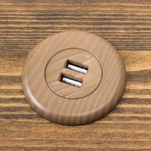 가구 매립형 USB 충전기 5V 2A 빌트인 스마트폰 USB DIY 전원공급, 화이트