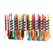 야오야오 눈금 높이조절 골프티 50개 세트, 혼합색상