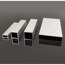 각파이프 각관 6063 알루미늄 사각 파이프 10-80mm 두께 1mm/1.2mm/1.4mm/2mm/3mm 직사각형 튜브 프로파일 장식 길이 500M 2 개, [01] 2PCS 500MM, [21] 80X80X1.4MM