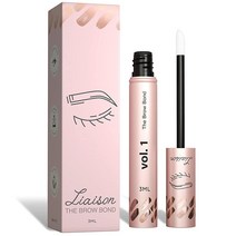 Liaison Brow Bond 눈썹 성장 세럼 더 길고 풍성하며 두꺼운 눈썹을 위한 부스트 및 인핸서 비건 크루얼티프리 파라벤 프리 및 탈크 프리 자극 없는 포뮬러, Eyebrow Growth Serum