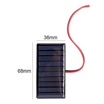 미니 애완 동물 태양 전지 패널 5V 60ma 다결정 휴 3.6V 배터리 충전기 DIY 키트, 01 1pc