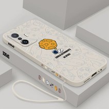 우주 비행사 실리콘 전화 케이스 샤오미 미 11 라이트 5G NE 후면 커버 12s 울트라 12x12s 10 프로 끈이 있, 07 For Mi 11 Pro, 05 B-YK000305