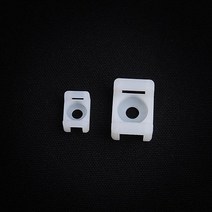 케이블 타이 마운트 피스형 전선 고정 4mm 50개입, 1