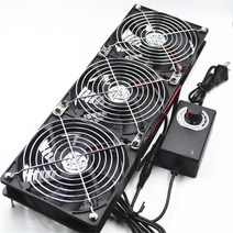가스배출 화목난로흡출기 고기 환풍 창틀12cm 미니 냉각 팬 납땜 연기 전화 마더 보드 용접 수리 도구 파, 03 Three Fans