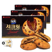 롯데 칙촉 시크릿(240g) x 3통(밀크츄 2개포함), 1세트