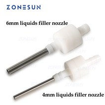 식품교반충진기 ZONESUN GFK-160 디지털 충전기 용 소형 노즐, 01 6mm 1pc