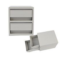 서랍형 보관함 2단 소형 아기옷 정리함 생리대 속옷정리함 레깅스 손수건 통, 기본