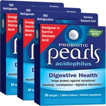 네이쳐스웨이 프로바이오틱 유산균 펄스 애시도필러스 글루텐 프리 무설탕 소프트젤, 90정, 3개