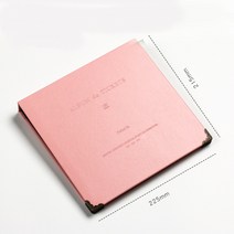 콘서트티켓북 뮤지컬 영화 야구 기차표 비행기표 영화표 스크랩북 티켓보관 스크랩북, 30페이지/120매, 마카롱핑크